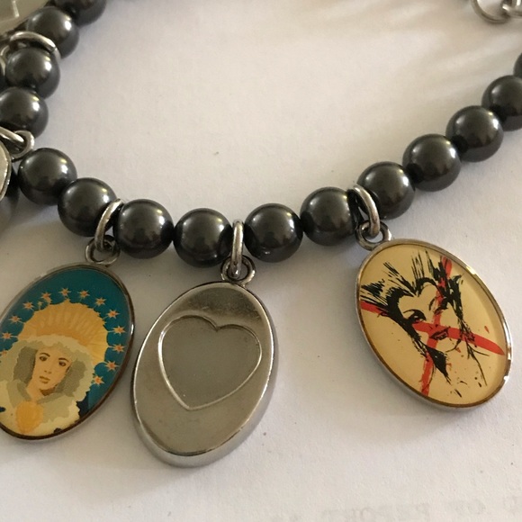 Moschino Time and Holy Pendants charm bracelet - Picture 4 of 5